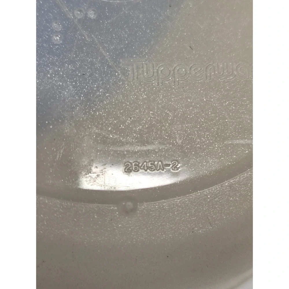 Tupperware Rock N Serve 2.5 Cup‎ 600ml Microwave Bowl Blue Lid 2645A-2